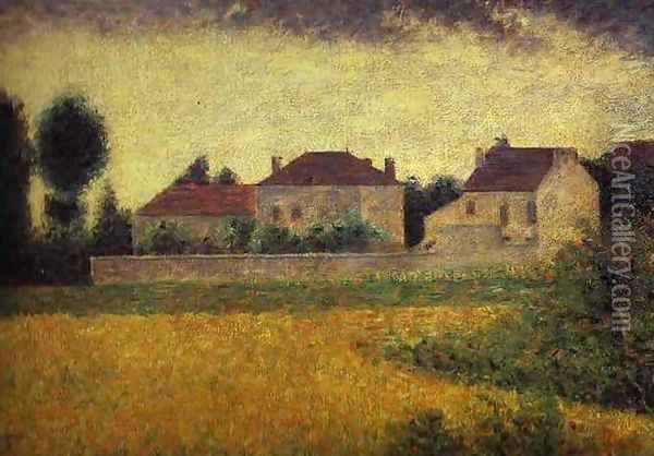 Ville-d'Avray Oil Painting - Georges Seurat