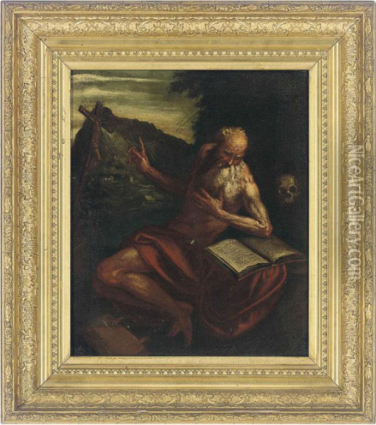 Saint Jerome In The Wilderness Oil Painting - Jusepe de Ribera