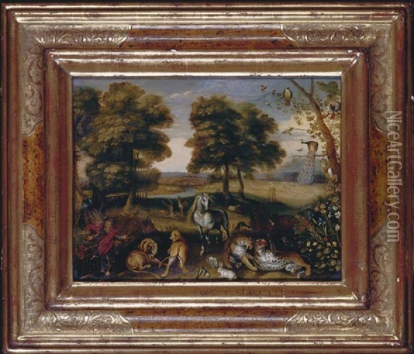 The Creation Oil Painting - Jan Brueghel the Elder