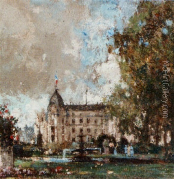 Chateau De Farciennes Oil Painting - Hendrick Cassiers