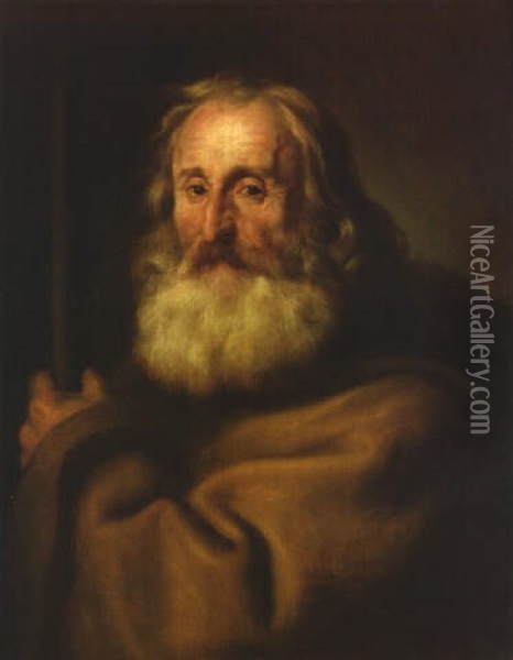 Saint Matthew Oil Painting - Joachim von Sandrart the Elder