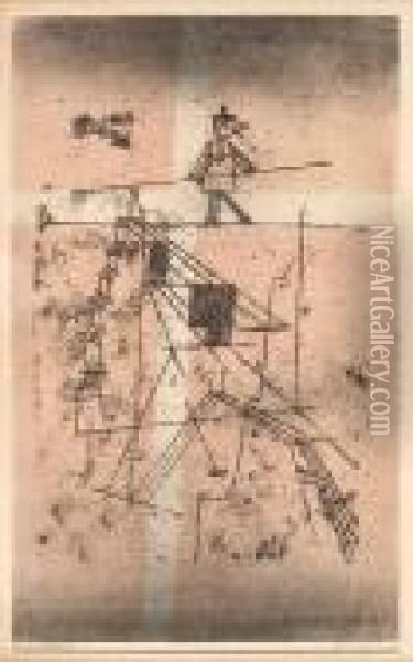 Der Seiltanzer, From Kunst Dergegenwart Oil Painting - Paul Klee