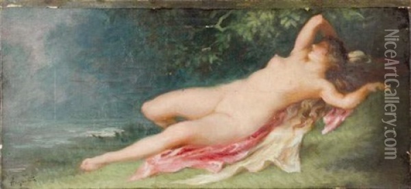 La Beaute Endormie Oil Painting - Louis Anquetin