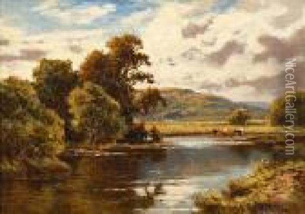 Near Dorking, Surrey Oil Painting - Henry Hillier Parker