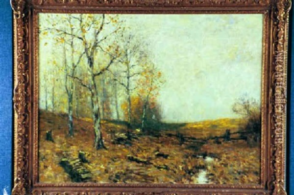 Autumn Afternoon Oil Painting - Bruce Crane