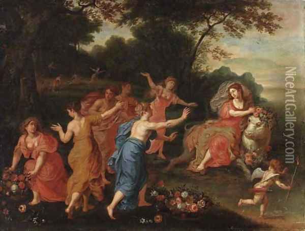 The Rape of Europa Oil Painting - Hendrik van Balen