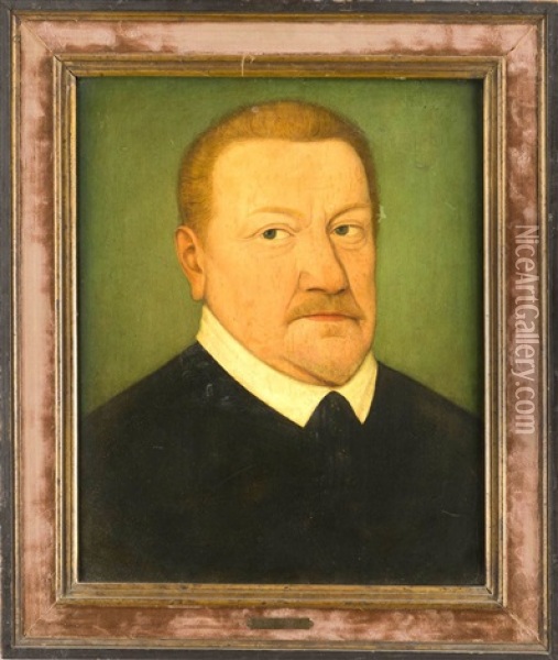 Bildnis Eines Herrn Mit Rotlich-braunem Haar U. Spitzbart Oil Painting -  Corneille de Lyon