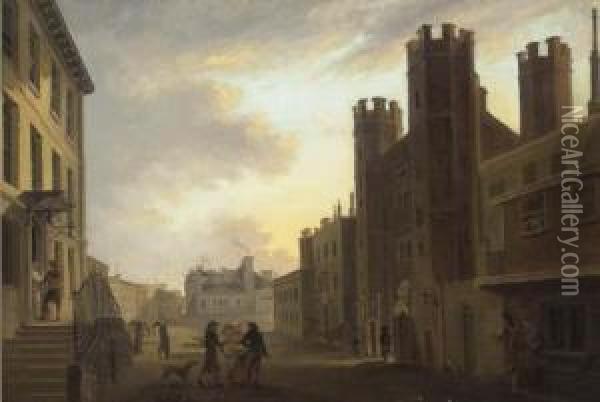 St. James's Palace, Pall Mall Beyond Oil Painting - Pehr Nordquist