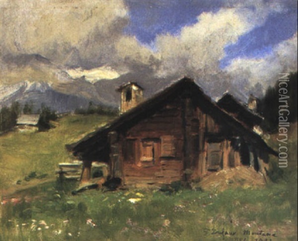 Montana Oil Painting - Frederic Dufaux