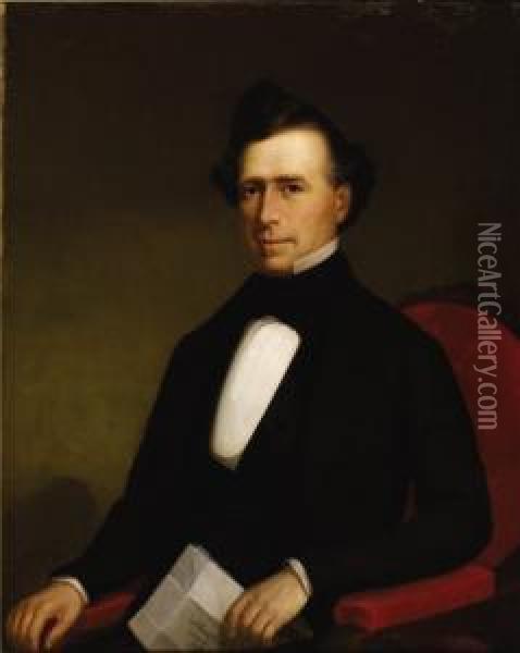 Alenson G. Powers (1817-1867) Oil Painting - Charles Franklin Pierce