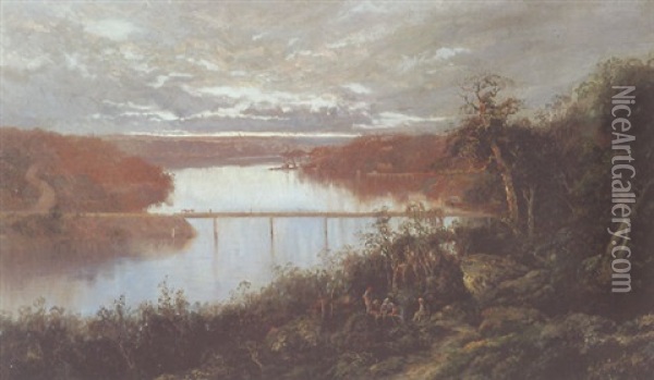 The Lane Cove River Oil Painting - William Charles Piguenit