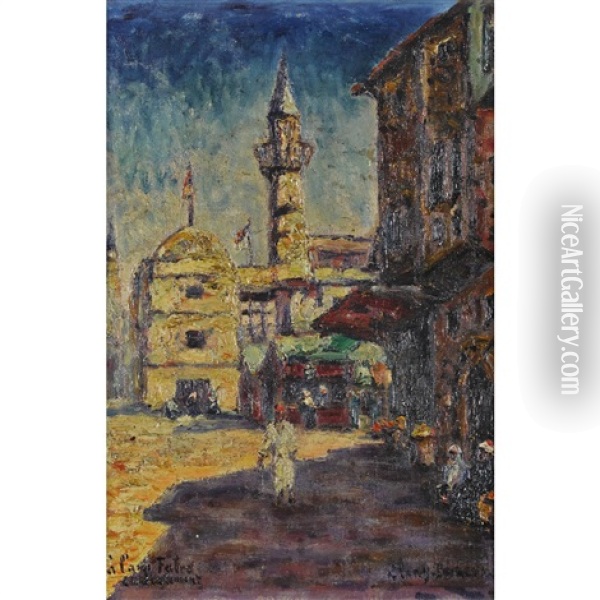 Orientalische Stadt Mit Minarett Oil Painting - Adolphe Clary-Baroux