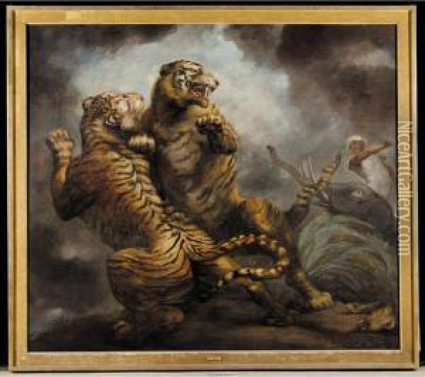 Tiger Hunting Oil Painting - James Northcote