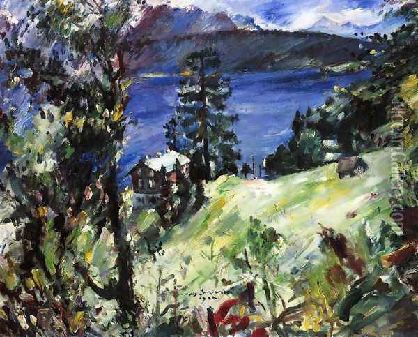 Walchensee Landscape Oil Painting - Lovis (Franz Heinrich Louis) Corinth