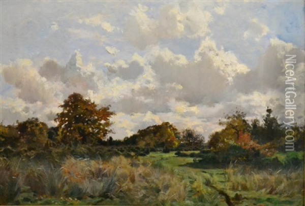 Landscape With Trees Oil Painting - Edmond Charles Joseph Yon