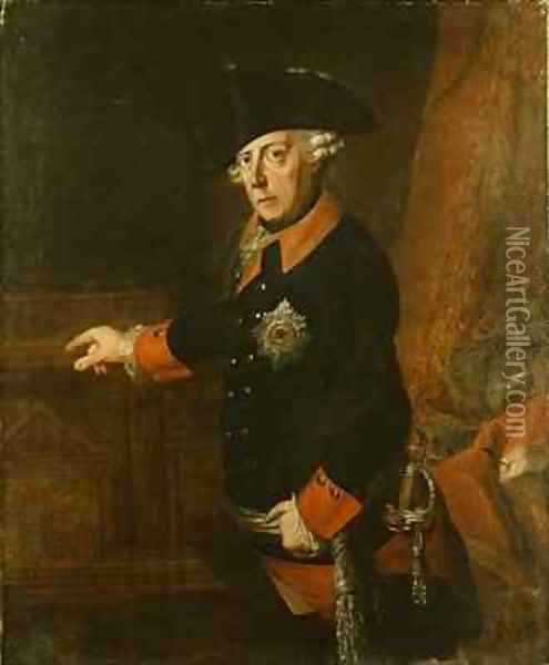 Frederick II The Great of Prussia Oil Painting - J.H.C. Franke