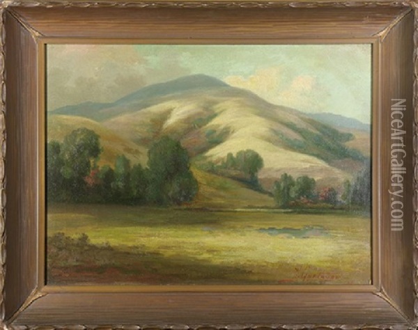 Mount Daiblo Oil Painting - Herman (Henry) Gustavson