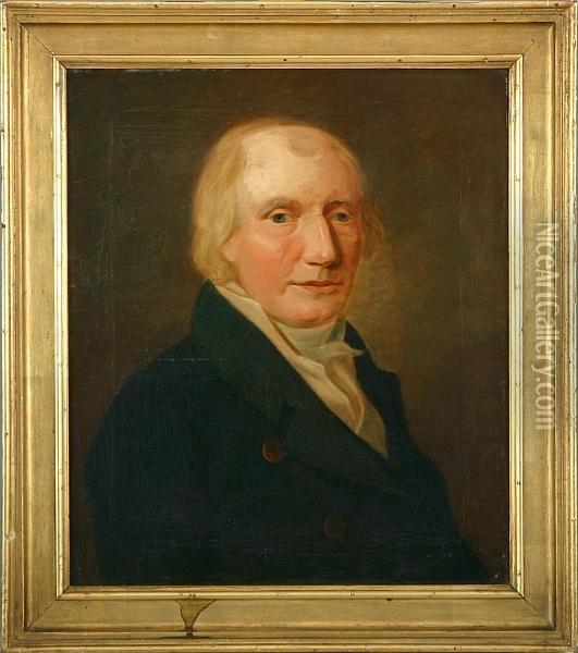 Portrait Of Georg Friderick Timm Oil Painting - Christian Hornemann