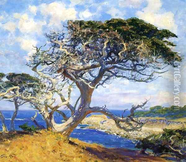Monterey Cypress Oil Painting - Guy Rose