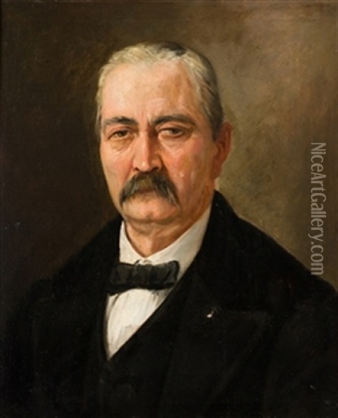 Retrato De Don Andres Nadal Gelabert Oil Painting - Bartolome Maura Y Montaner