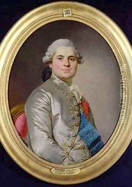 Louis de France 1755-1824 Comte de Provence Oil Painting - Joseph Siffrein Duplessis