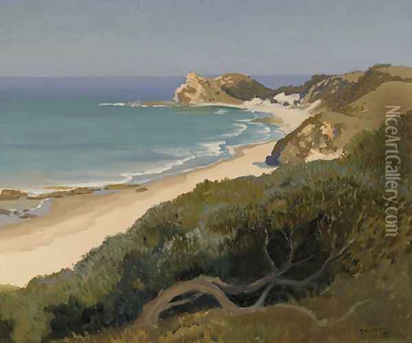 Shelley Beach, New South Wales Oil Painting - Elioth Gruner