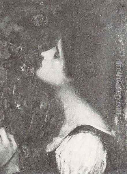 Study for The Soul of the Rose Oil Painting - John William Waterhouse