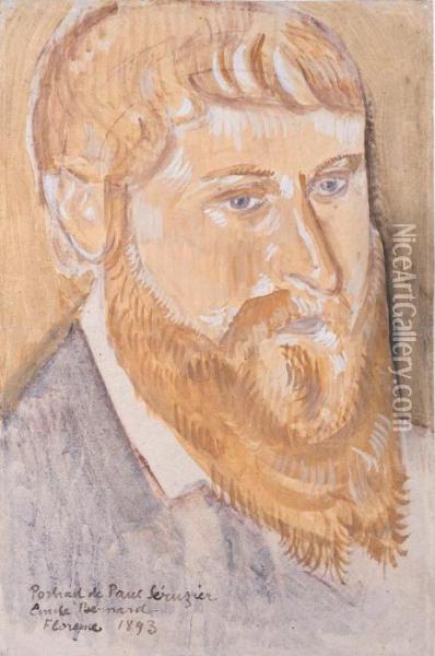 Portrait De Paul Serusier Oil Painting - Emile Bernard