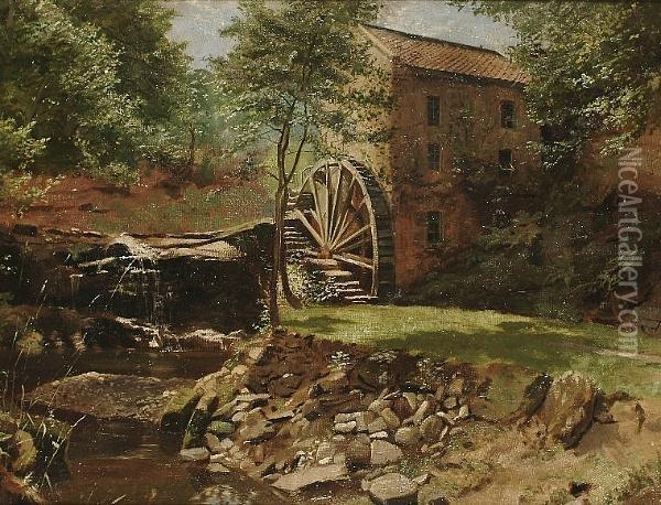 Rigg Mill, Whitby Oil Painting - Stephen Briggs Carlill