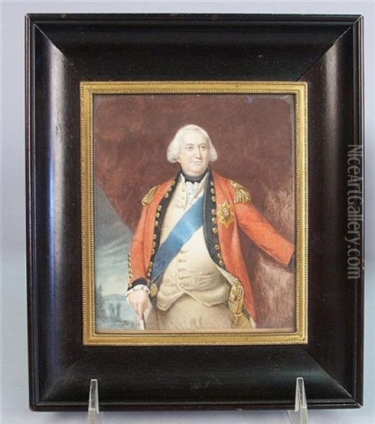 Portrait Of Lord Cornwallis Oil Painting - George Freeman