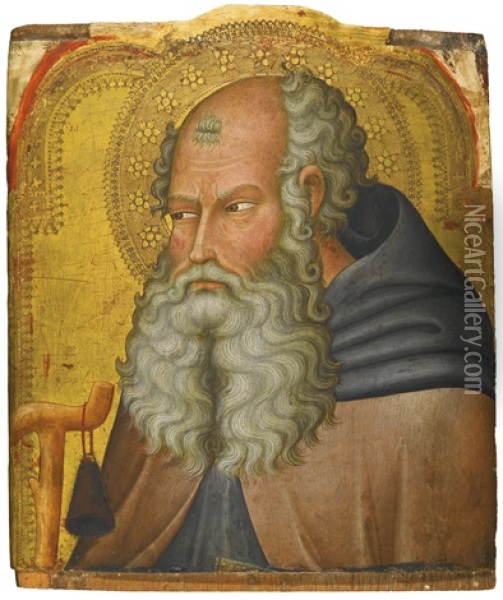 Saint Anthony Abbot Oil Painting -  Bartolo di Fredi