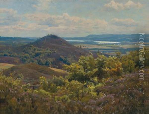 Landschaft Oil Painting - Peder Mork Monsted