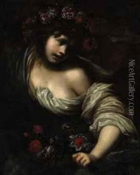 Proserpina Oil Painting - Simone Pignone