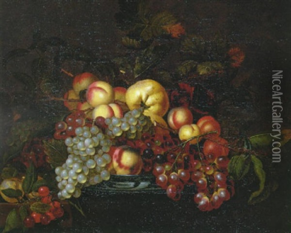 Nature Morte Aux Fruits Oil Painting - Bartholomeus Assteyn