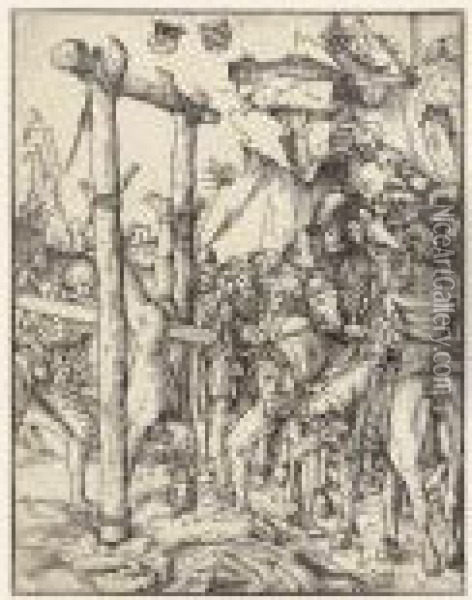 The Martyrdom Of The Apostles Oil Painting - Lucas The Elder Cranach