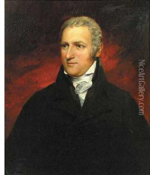 Portrait Of John Orchard Oil Painting - Sir John Hoppner