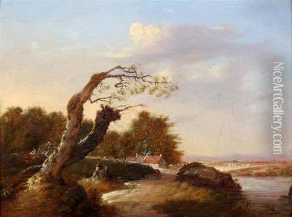 Landscape Oil Painting - John Linnell