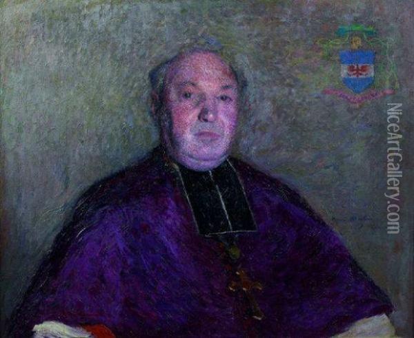 Portrait De Louis Ernest Oil Painting - Henri Martin