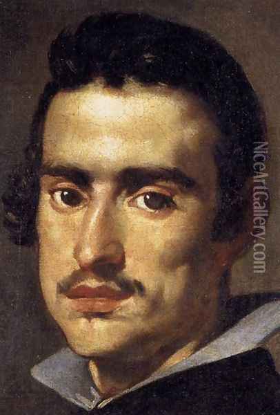A Young Man (detail) 1623-24 Oil Painting - Diego Rodriguez de Silva y Velazquez