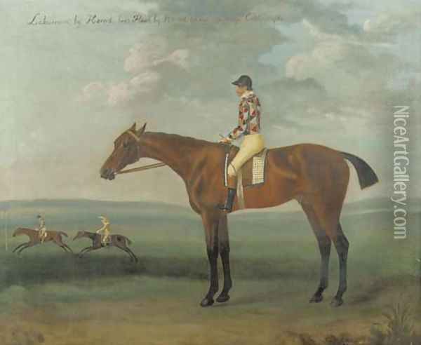 Laburnum, with jockey up Oil Painting - Francis Sartorius