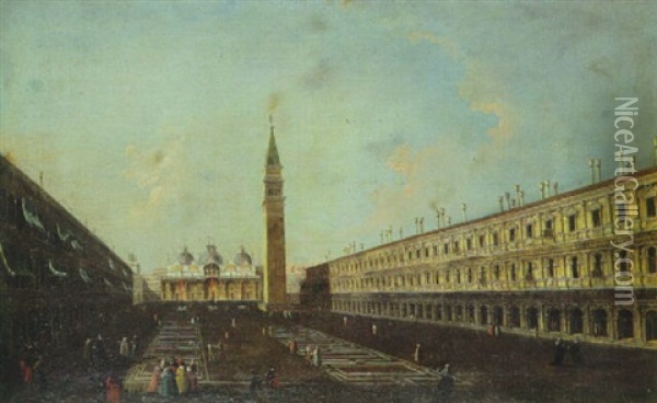 Der Markusplatz In Venedig Oil Painting - Michele Marieschi