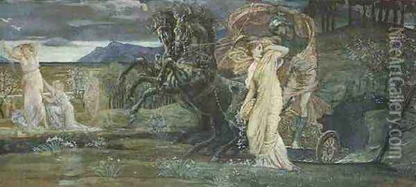 Study for The Fate of Persephone Oil Painting - Walter Crane