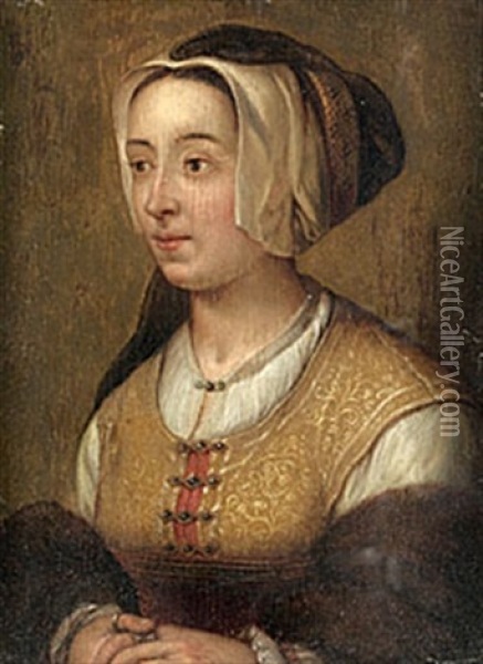 Anne Boleyn, Drottning Av England Oil Painting - Hans Holbein the Younger