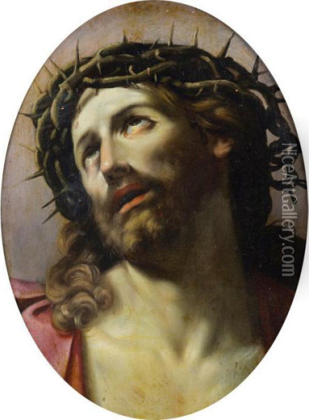 Le Christ A La Couronne D'epines Oil Painting - Domenico Maria Canuti
