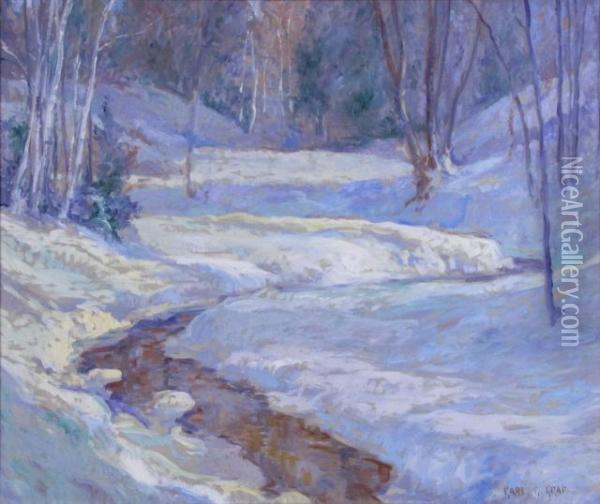 Midwinter Oil Painting - Carl C. Graf