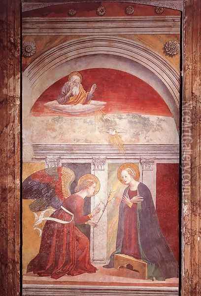 Annunciation Oil Painting - Melozzo da Forli