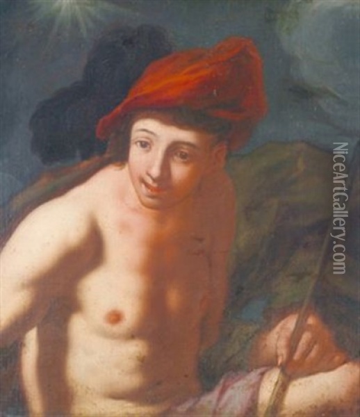 Der Johannesknabe Oil Painting - Salomone Adler