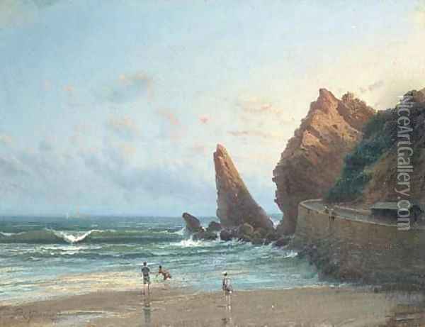 View of the Monk's Cap, Crimea Oil Painting - Rufin Gavrilovich Sudkovskii