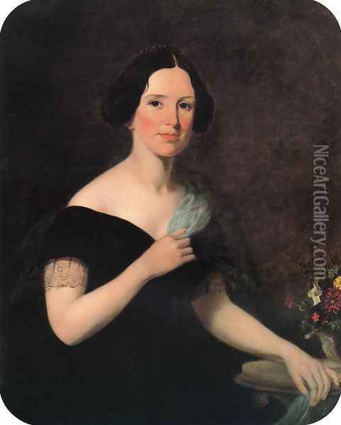 Mrs. James F. Robinson Oil Painting - Trevor Fowler