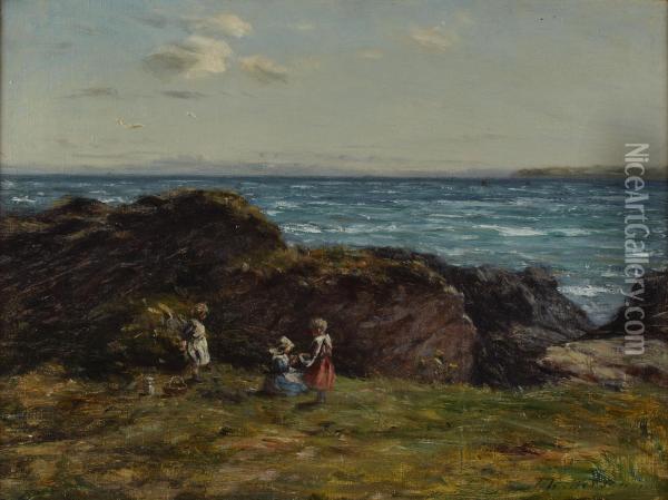 Picnic By The Sea Oil Painting - Joseph Henderson